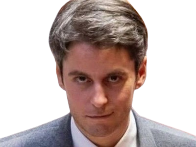 attal gabriel renaissance macroniste macronisme regard moqueur drague flirt gay lgbt attal2027 sourire president ministre