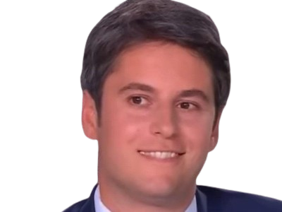 attal gabriel sourire rire heureux renaissance macronisme macroniste attaliste attal2027 politique flirt regard drague