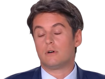 attal gabriel gay hum chaud hot lgbt macronisme macroniste attaliste debat politique parle soupir