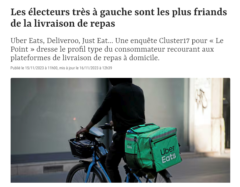 lfi gauche gaucho bobo immigration livreur esclave uber eats deliveroo livraison esclavagisme exploitation migrant repas