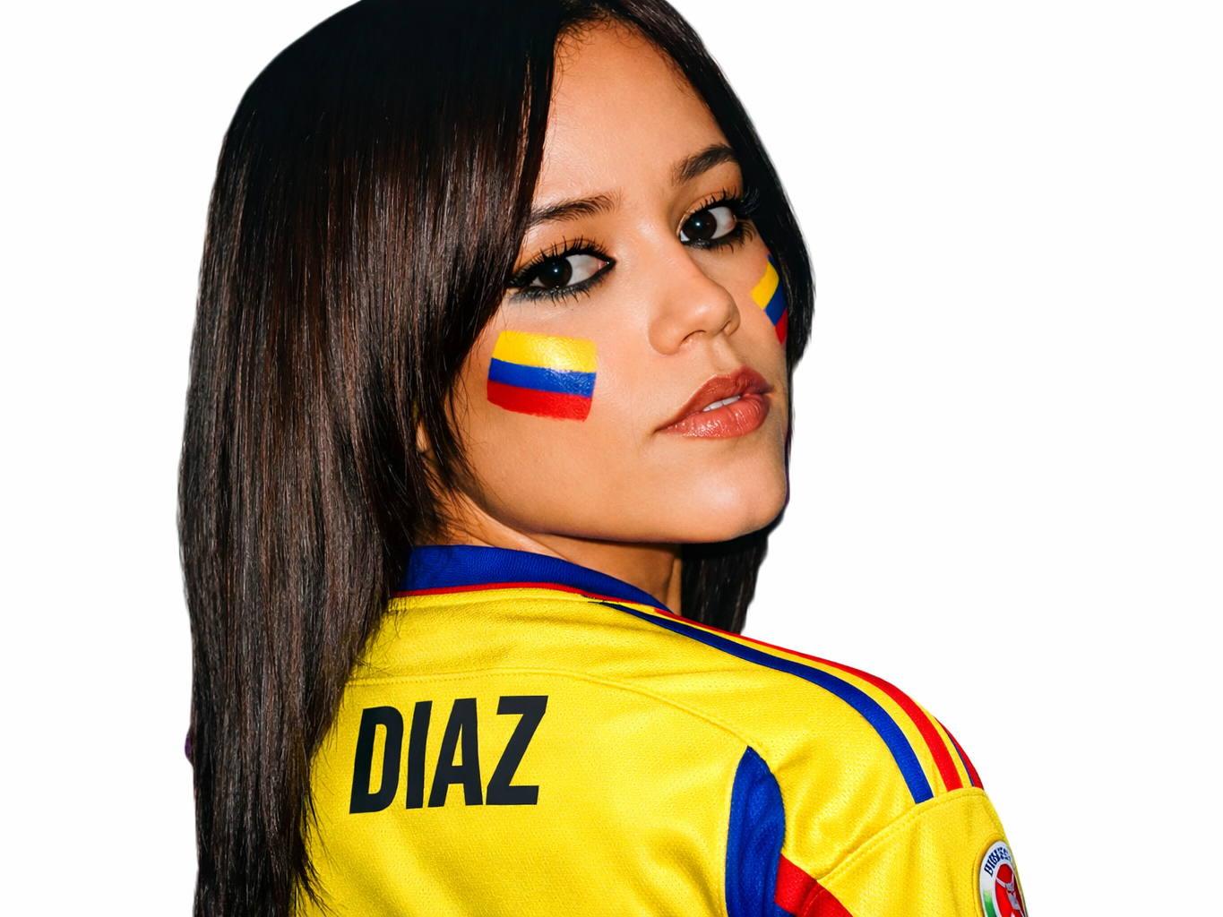 jenna ortega colombie maillot football cdm2026 luis diaz