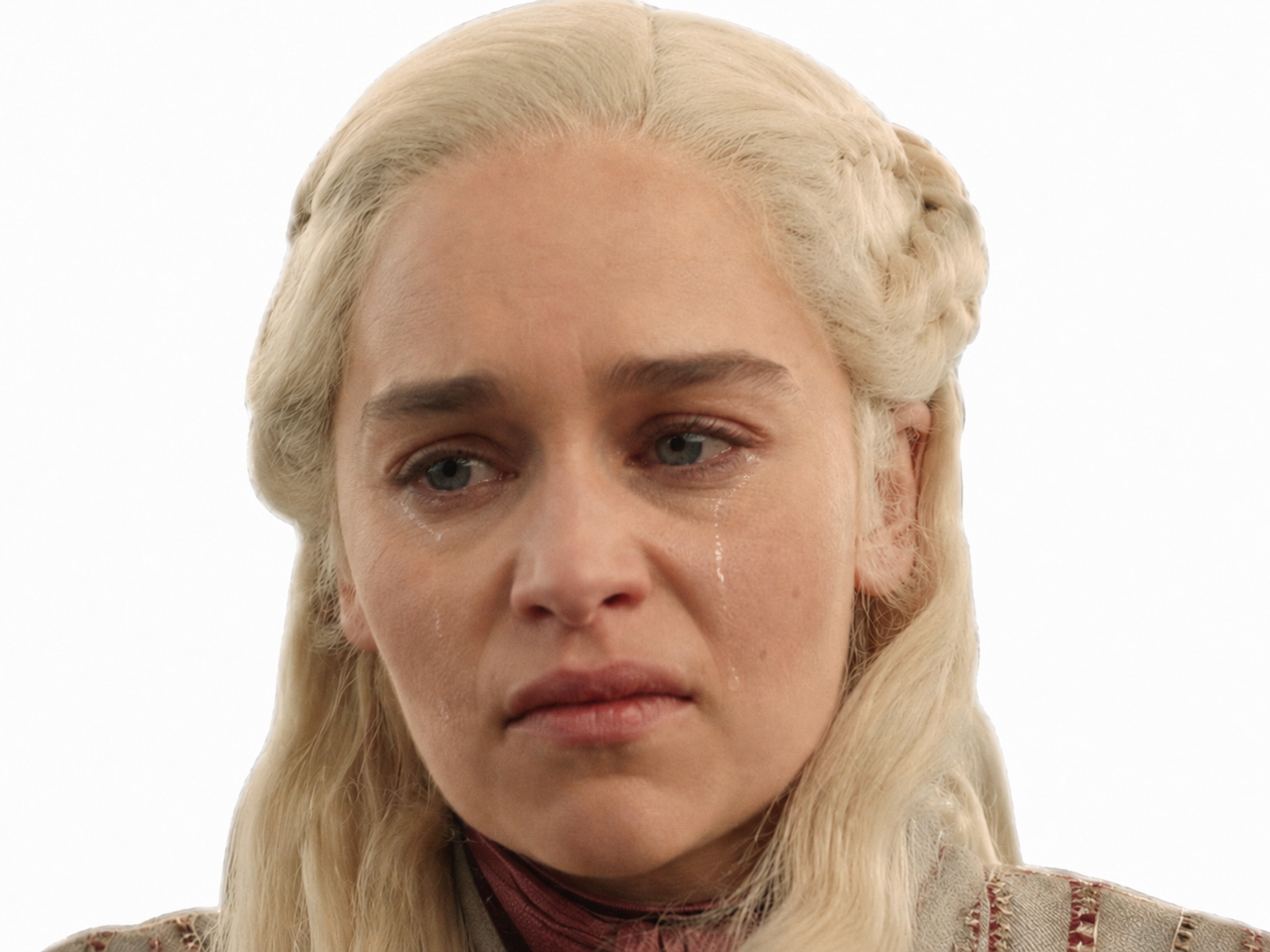 daenerys pleure chiale larmes triste sad depression