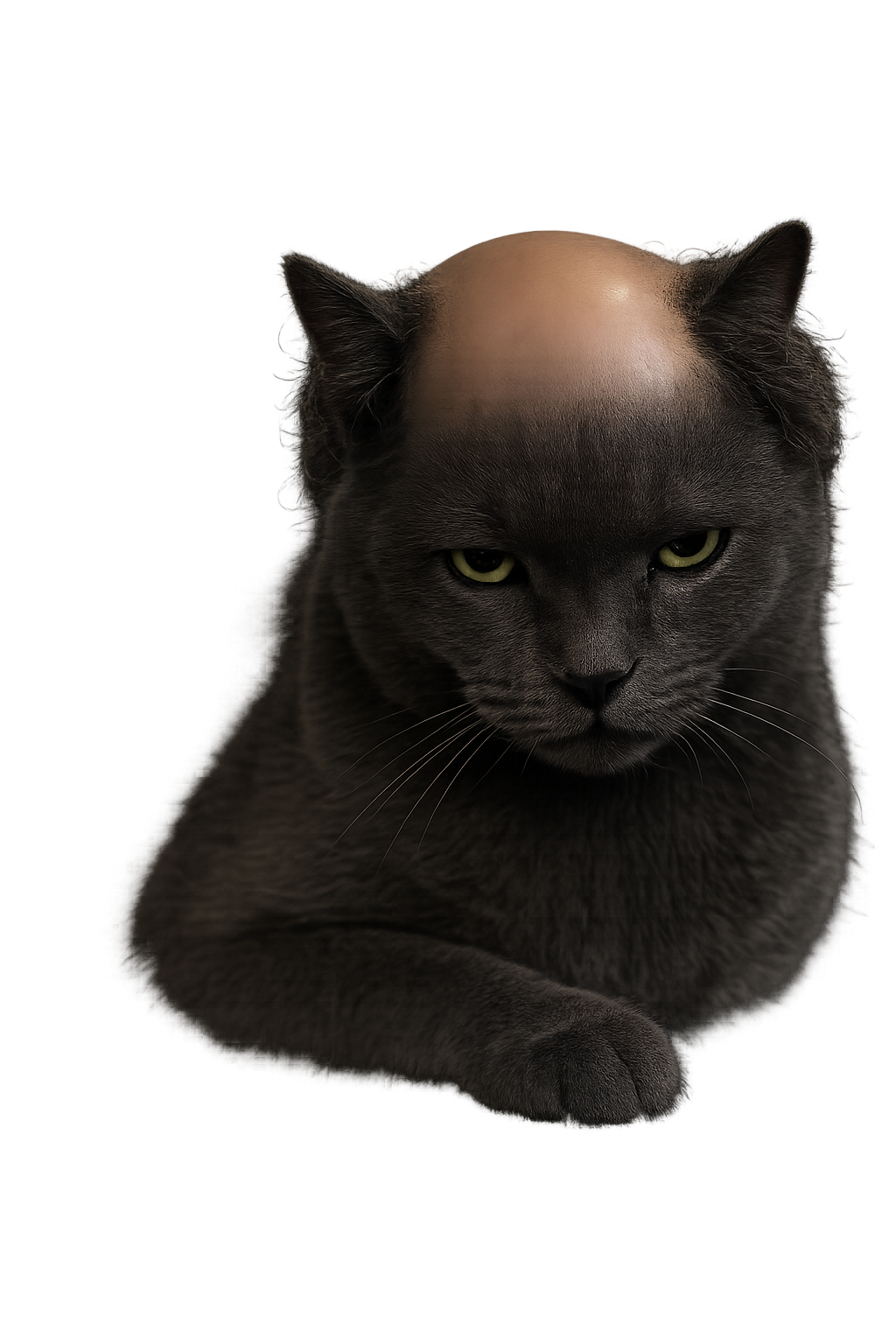 chauve calvitie chat celestin triste baldcat bide echec rsa aah brise canicule bg cuck calvichat