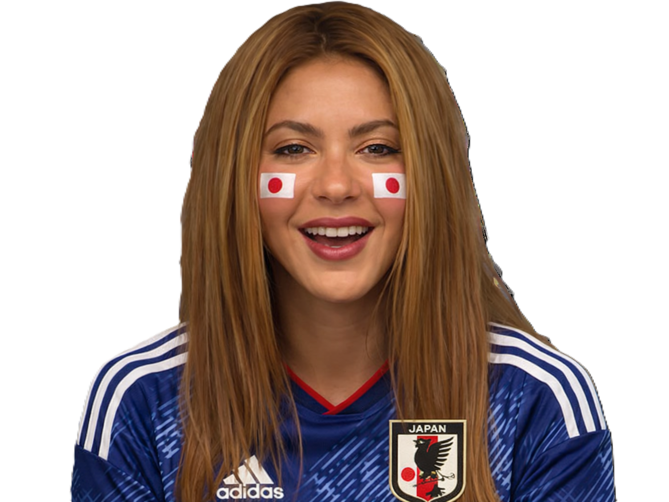 shakira japon maillot foot cdm2026 drapeau nippon kikoo jap