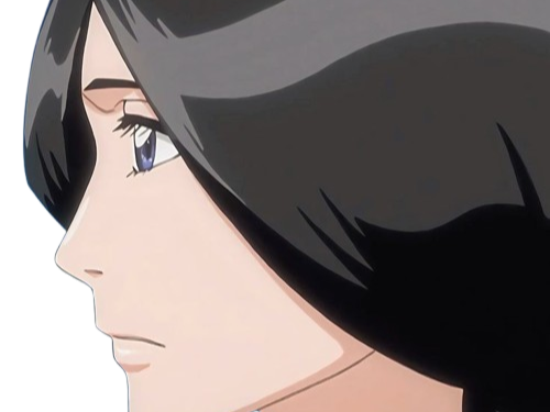 unohana retsu cheveux noir yeux bleu fic bloop