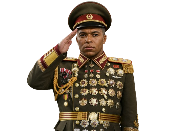 mbappe bappe cdm cdm2026 dictateur napoleon empereur medaille armee militaire foot football france the