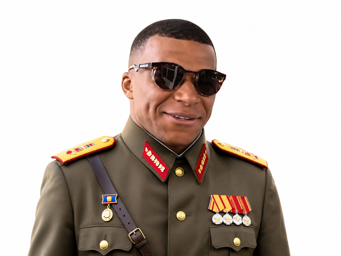 kylian kilian kyky mobutu dictateur foot cdm lunette general france psg real bondy macron mbappe