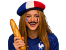 shakira-france-maillot-football-bleu-blanc-rouge-baguette-beret-moustache-parisien