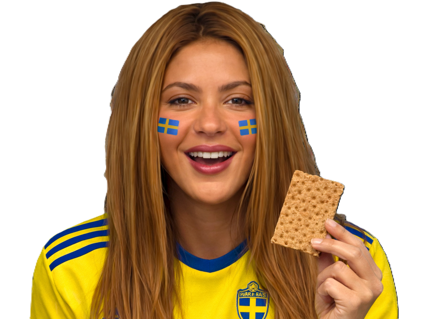 shakira suede biscotte jaune bleu cdm2026 dai iko