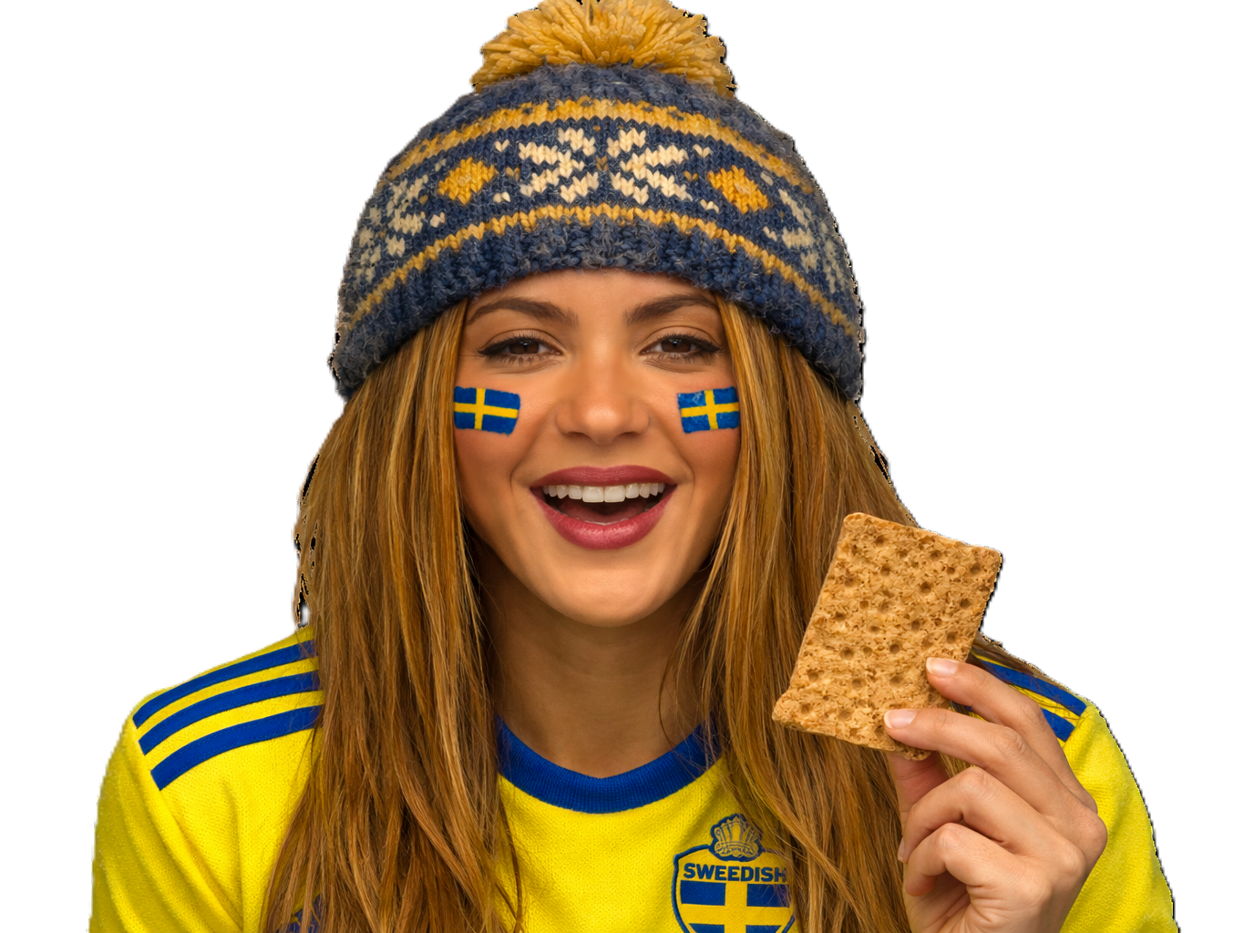 shakira suede biscotte jaune bleu cdm2026 dai iko bonnet