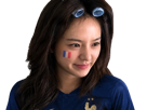 park-gyu-young-coreenne-france-supportrice-mignonne-cute-football-actrice-mechante