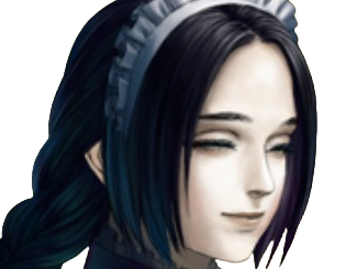 the house in fata morgana giselle servante maid kj sourire yeux fermes