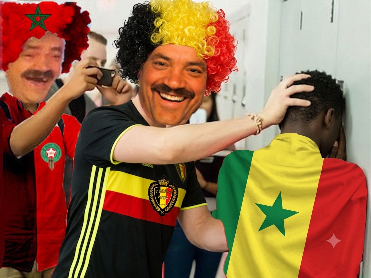 maroc belgique senegal coupe du monde cdm brise brisax victime foot lukaku
