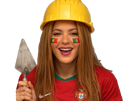 shakira-portugal-casque-chantier-truelle-maillot-football-cdm2026