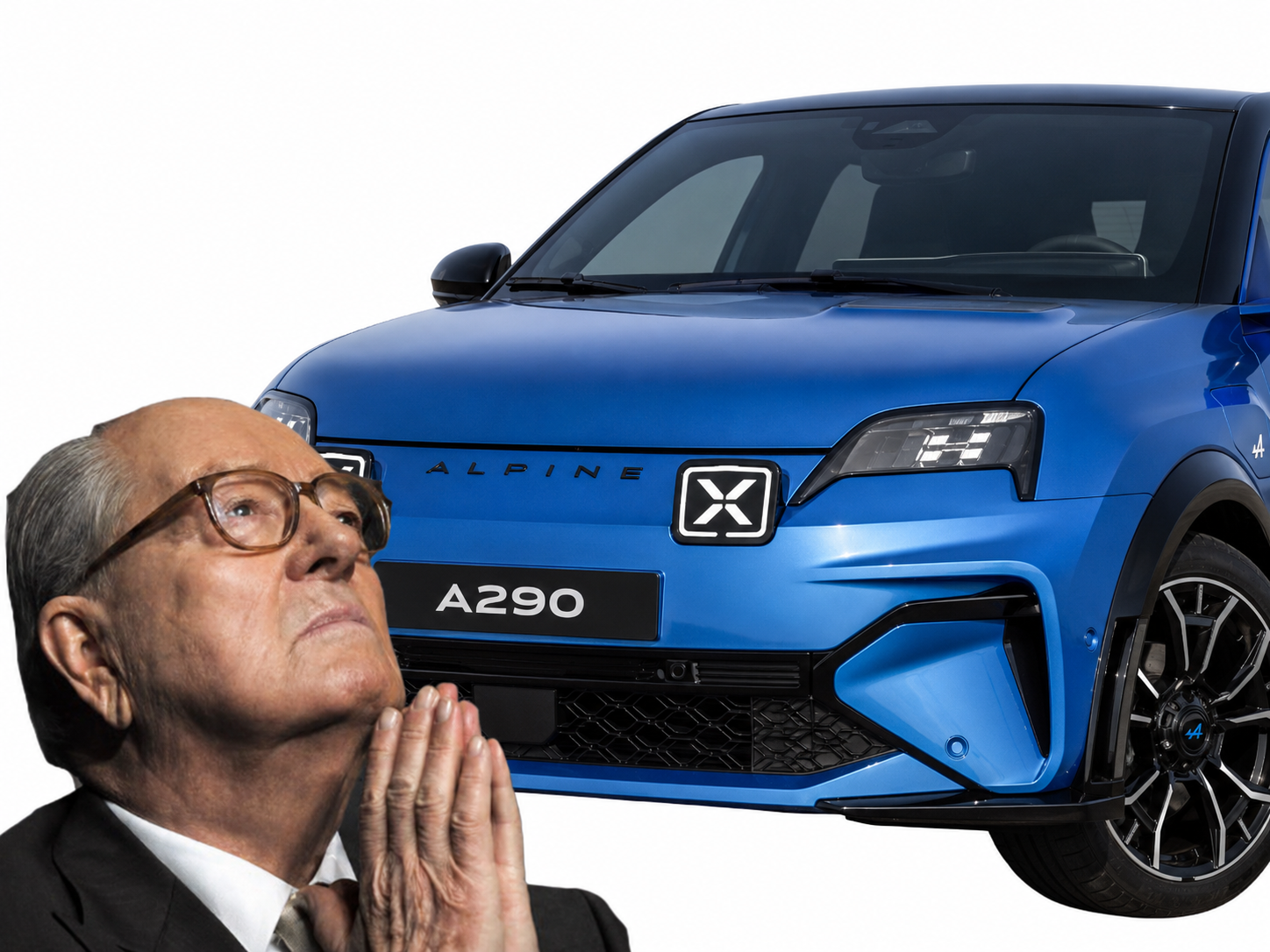 jean marie lepen jmlp prie priere alpine renault a290 r5