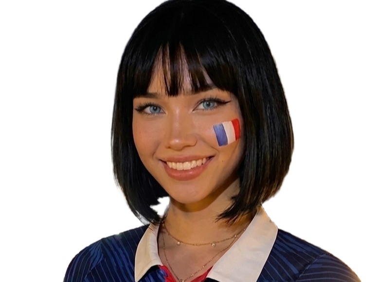 france supportrice coupe monde euro cdm asiatique cute sourire