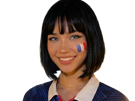 france-supportrice-coupe-monde-euro-cdm-asiatique-cute-sourire