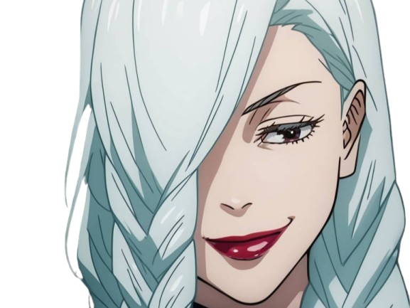 mei mei-mei jujutsu-kaisen jjk cheveux blanc yeux violet tresse ade delaide vizard fic bloop waifu