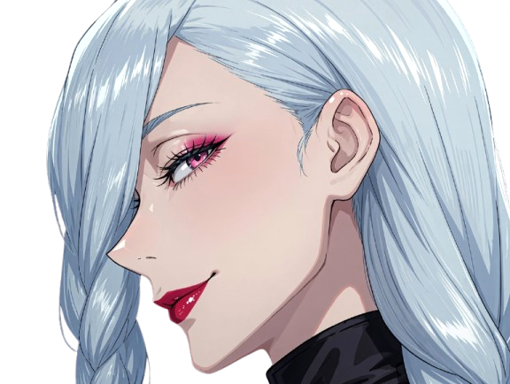 mei mei-mei jujutsu-kaisen jjk cheveux blanc yeux violet tresse ade delaide vizard fic bloop waifu