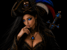 alicia-bleue-brune-princesse-pirate-pensive