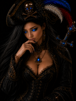 alicia-bleue-brune-princesse-pirate-pensive