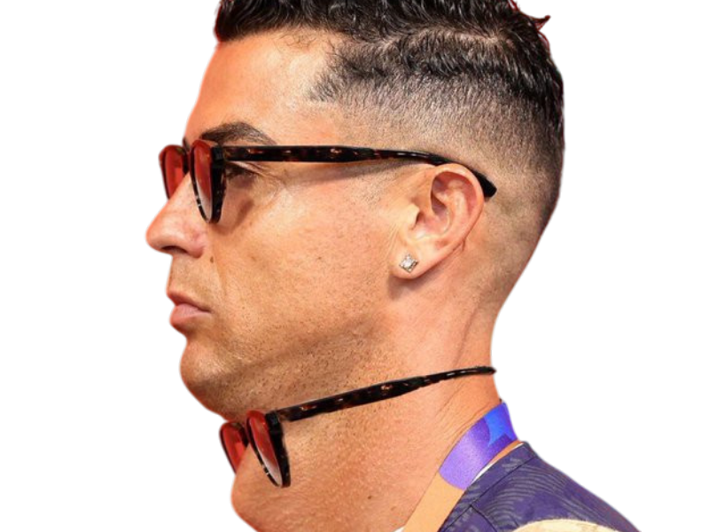 cristiano ronaldo cou lunettes pomme dadam d adam