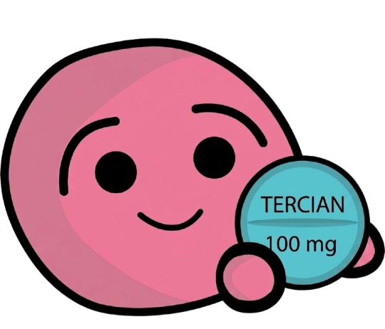 tercian 100mg onche love