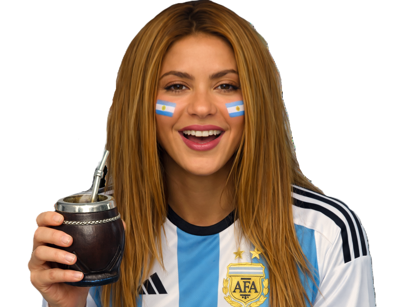 shakira argentine mate boisson maillot cdm2026 messi goat