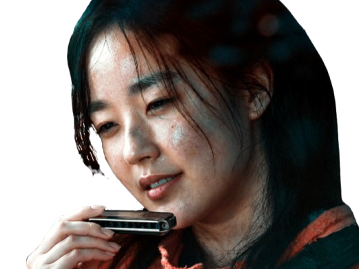 chae won bin actrice coreenne espiegle maline pensive badass harmonica