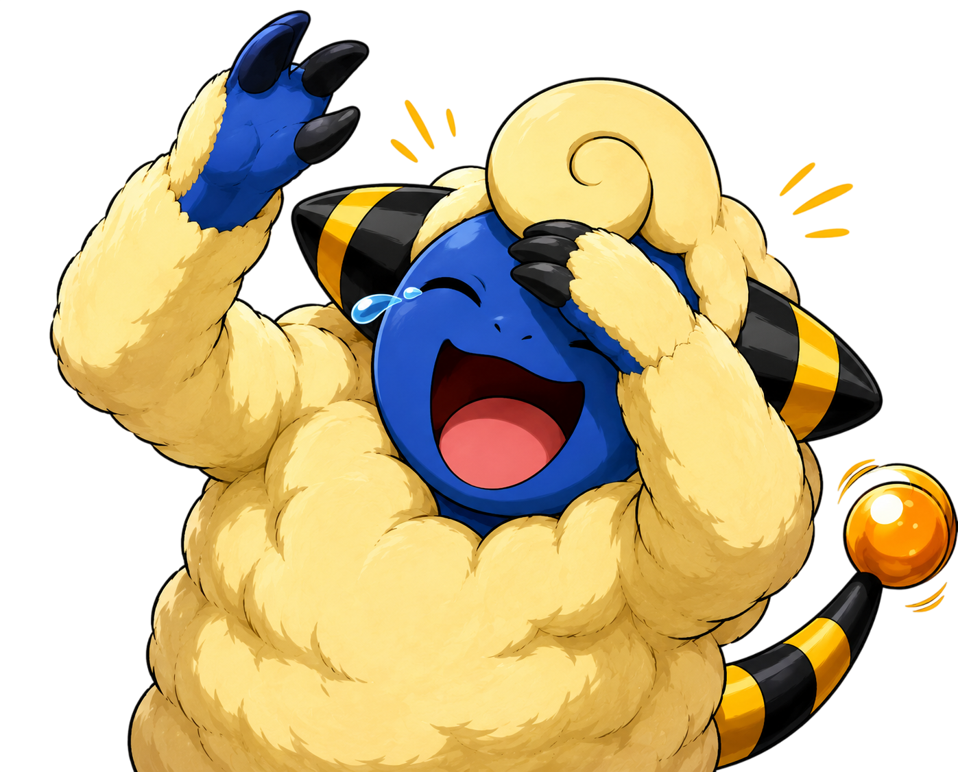 wattouat mignon chat aya drole mareep issou pokemon
