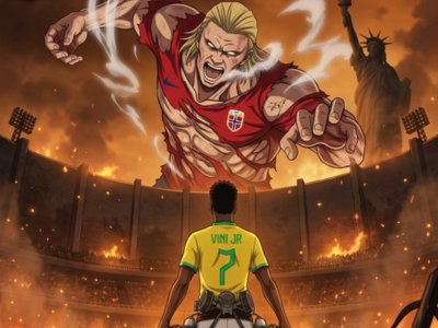 attaque des titans snk titan haaland vinicius norvege bresil cdm coupe du monde 2026