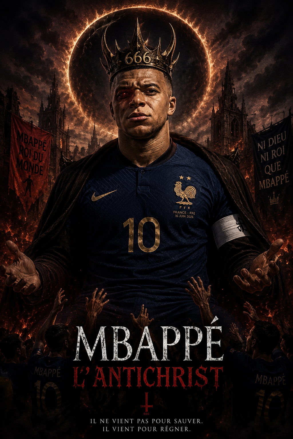 mbappe antechrist larme paraguay paragay bappe dictateur mobutu