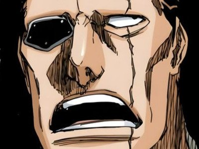 zaraki kenpachi bleach cheveux noir cicatrice bandeau sepp fic bloop