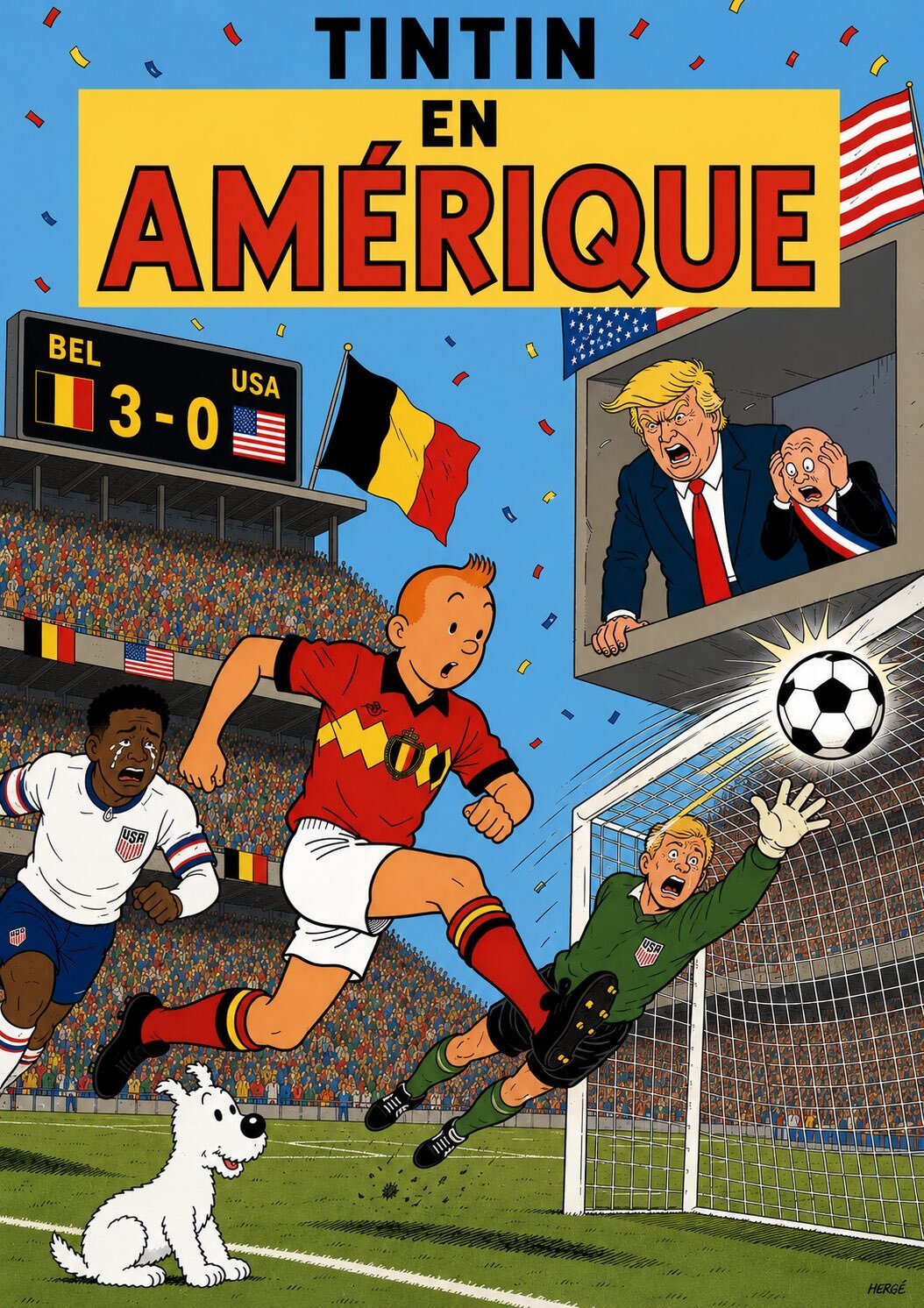belgique tintin usa trump fifa