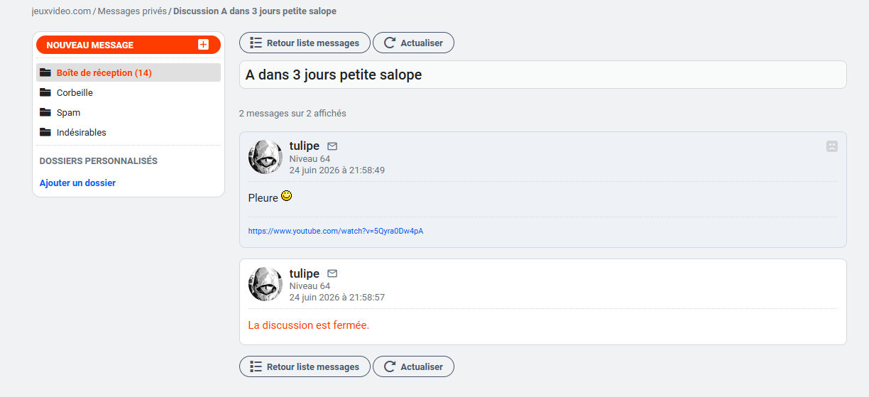 moderateur modo forum football ff tulipe mp insulte petage plomb