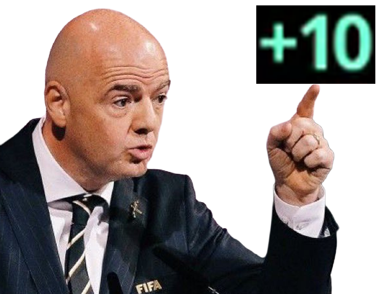 infantino foot football fifa script scripted