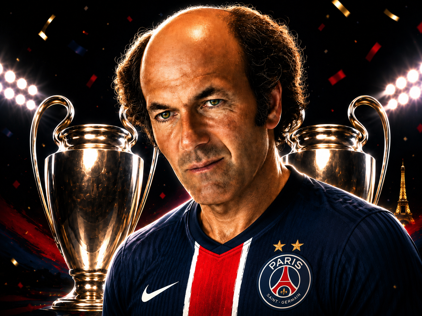 zidane deprime triste depression fatigue chauve parisien ldc coupes psg decu