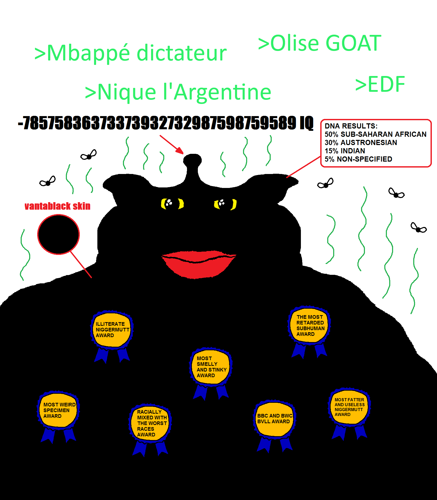 soyjak party sharty noir negre cdm coupe monde edf mbappe dictateur cuck forum forumeur