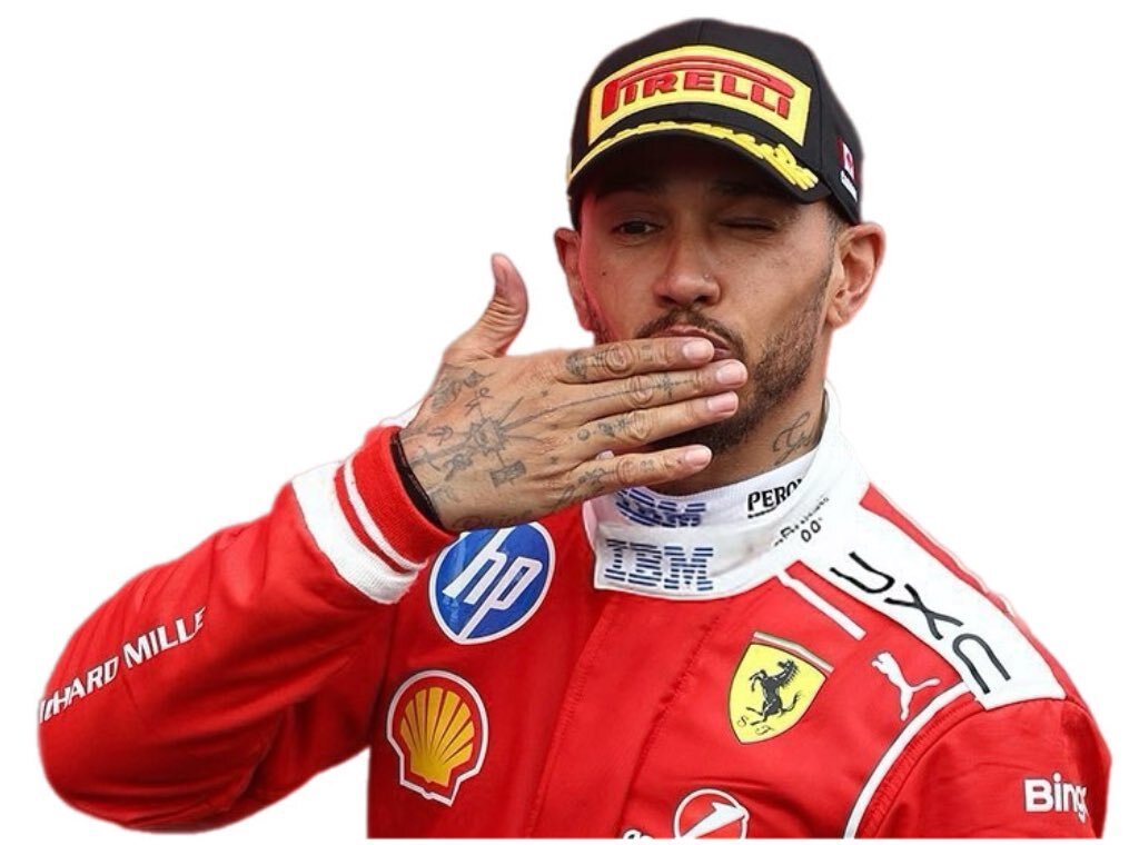 lewis hamilton bisou kiss