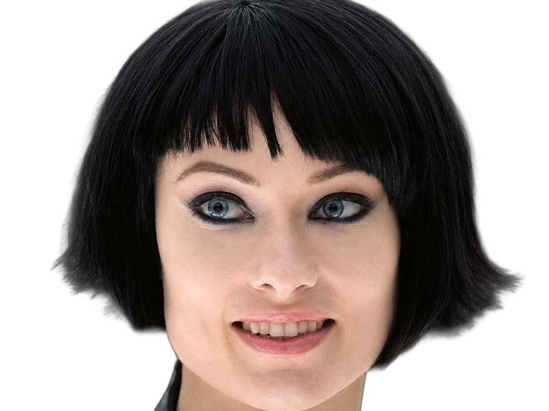 quorra iso tron heritage legacy film 2010 femme olivia wilde vingtaine yeux bleus cheveux noirs