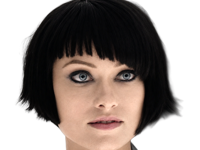 quorra iso tron heritage legacy film 2010 femme olivia wilde vingtaine yeux bleus cheveux noirs