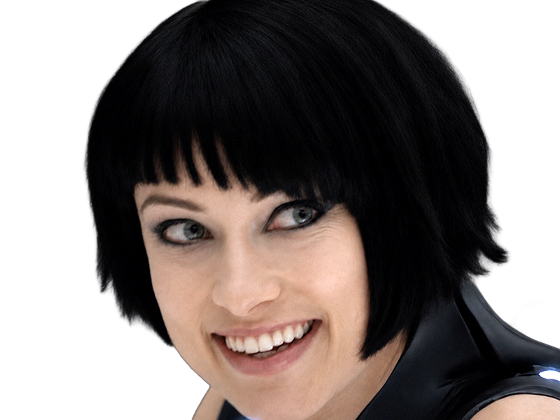 quorra iso tron heritage legacy film 2010 femme olivia wilde vingtaine yeux bleus cheveux noirs
