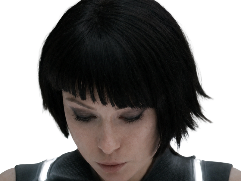 quorra iso tron heritage legacy film 2010 femme olivia wilde vingtaine yeux bleus cheveux noirs