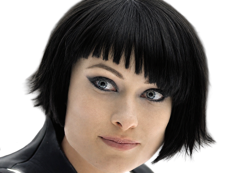 quorra iso tron heritage legacy film 2010 femme olivia wilde vingtaine yeux bleus cheveux noirs