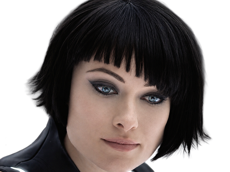 quorra iso tron heritage legacy film 2010 femme olivia wilde vingtaine yeux bleus cheveux noirs