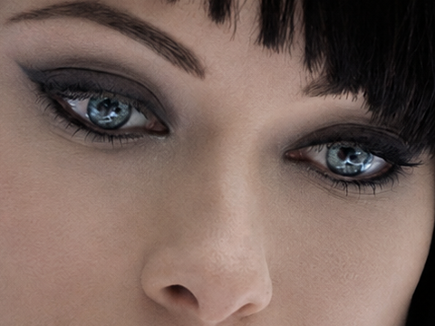 quorra iso tron heritage legacy film 2010 femme olivia wilde vingtaine yeux bleus cheveux noirs
