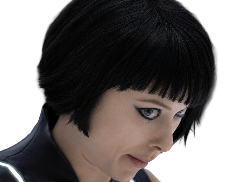 quorra iso tron heritage legacy film 2010 femme olivia wilde vingtaine yeux bleus cheveux noirs