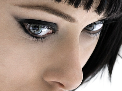 quorra iso tron heritage legacy film 2010 femme olivia wilde vingtaine yeux bleus cheveux noirs