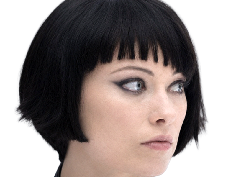 quorra iso tron heritage legacy film 2010 femme olivia wilde vingtaine yeux bleus cheveux noirs