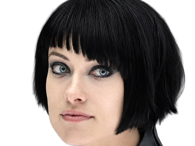 quorra iso tron heritage legacy film 2010 femme olivia wilde vingtaine yeux bleus cheveux noirs